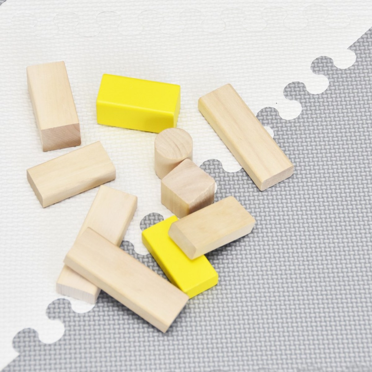 Alfombra de goma eva encastrable Multiply, color gris | Rupless